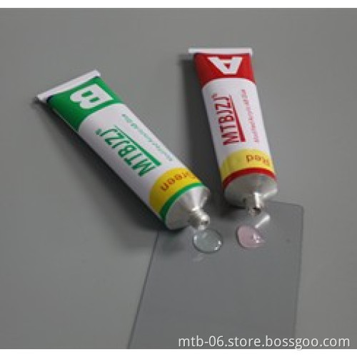 Professional Manufacturer Fast Cured Green and Red Acrylic Epoxy AB Glue